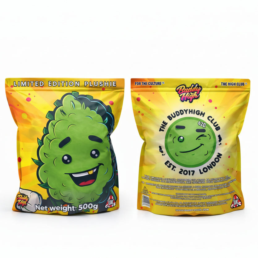 Buddy High Plush Toy - Limited Edition Terpene-Infused Stress